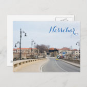 Carte Postale Vue sur la vieille ville de Nesebur (Devant / Derrière)