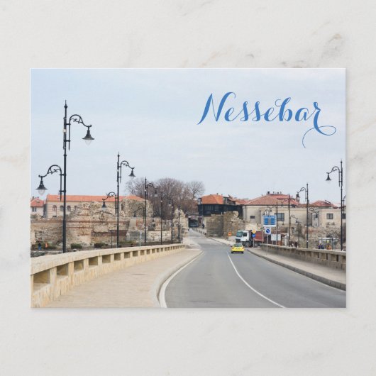 Carte Postale Vue sur la vieille ville de Nesebur (Devant)