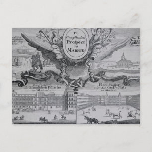 Carte Postale Vue sur la ville de Madrid
