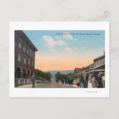 Carte Postale Vue sur la ville depuis la plageBalnéaire, OU (Devant)