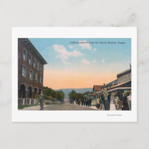 Carte Postale Vue sur la ville depuis la plageBalnéaire, OU