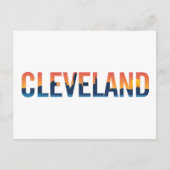 Carte Postale Vue sur la ville paysager | Cleveland, Ohio (Devant)