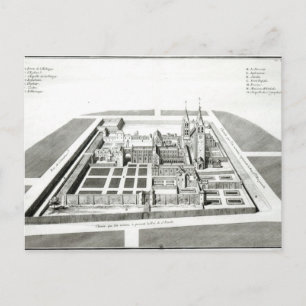 Carte Postale Vue sur l'abbaye de Saint-Germain-des-Prés