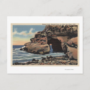 Carte Postale Vue sur l'arc naturel, Emerald Cove