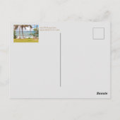 CARTE POSTALE VUE SUR L'ATLANTIQUE DEPUIS L'ÎLE AUX PIGEONS, STE (Dos)