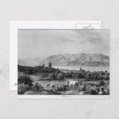 Carte Postale Vue sur Lausanne (Devant / Derrière)