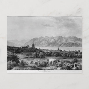 Carte Postale Vue sur Lausanne