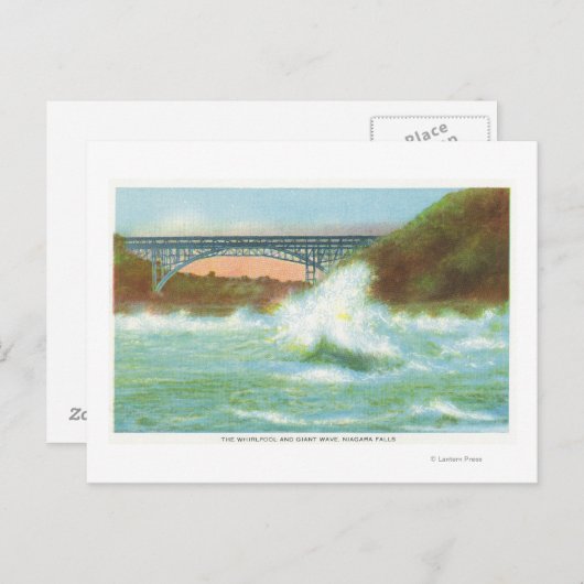 Carte Postale Vue sur le bain à remous (Devant / Derrière)