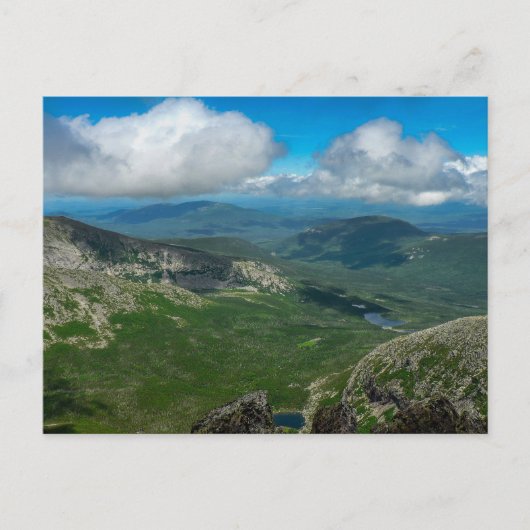 Carte Postale Vue sur le Bassin, Baxter State Park, Maine (Devant)