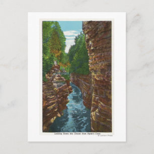 Carte Postale Vue sur le chaos Ausable de la grotte de Hyde