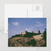 Carte Postale Vue sur le château (Devant / Derrière)