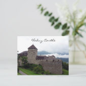 Carte Postale vue sur le château de vaduz (Debout devant)