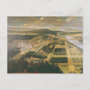 Carte Postale Vue sur le château et les jardins de St. Cloud,