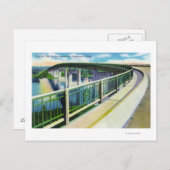 Carte Postale Vue sur le fleuve Connecticut (Devant / Derrière)