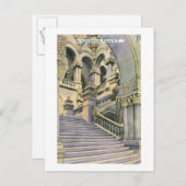 Carte Postale Vue sur le Grand Escalier (Devant / Derrière)