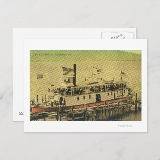 Carte Postale Vue sur le Klondike Riverboat (Devant / Derrière)