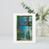 Carte Postale Vue sur le lac ArrowheadLac Arrowhead, CA (Debout devant)