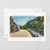 Carte Postale Vue sur le lac Cascade inférieur (Devant / Derrière)