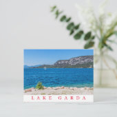 Carte postale vue sur le lac de Garde (Debout devant)