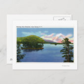 Carte Postale Vue sur le lac de Shelton Rock Mountain (Devant / Derrière)