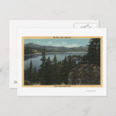 Carte Postale Vue sur le lac depuis Castle Rock (Devant / Derrière)