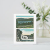 Carte Postale Vue sur le lac du mont Whitney, Rainbow Falls (Debout devant)