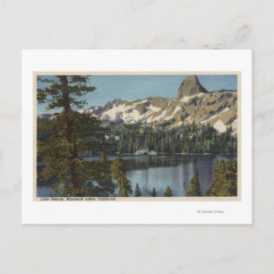 Carte Postale Vue sur le lac George & High Sierra