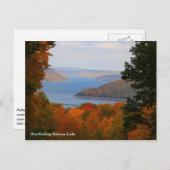 Carte Postale Vue sur le lac Kinzua (Devant / Derrière)