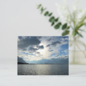 Carte Postale Vue sur le lac Léman et les Alpes (Debout devant)