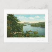 Carte Postale Vue sur le lac Lower Saranac de Bluff Island (Devant)