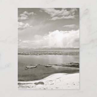 CARTE POSTALE VUE SUR LE LAC NOIR ET BLANC