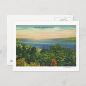 Carte Postale Vue sur le lac Seneca (Devant / Derrière)