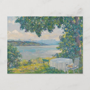 Carte Postale Vue sur le lac Starnberg Edward Cucuel