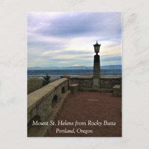Carte Postale Vue sur le Mont St. Helens, Portland, Oregon Postc