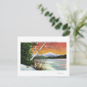 Carte Postale Vue sur le mont Whiteface depuis le lac de (Debout devant)