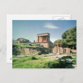 Carte Postale Vue sur le Palais de Knossos (Devant / Derrière)