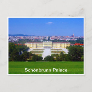 Carte Postale vue sur le palais de schönbrunn