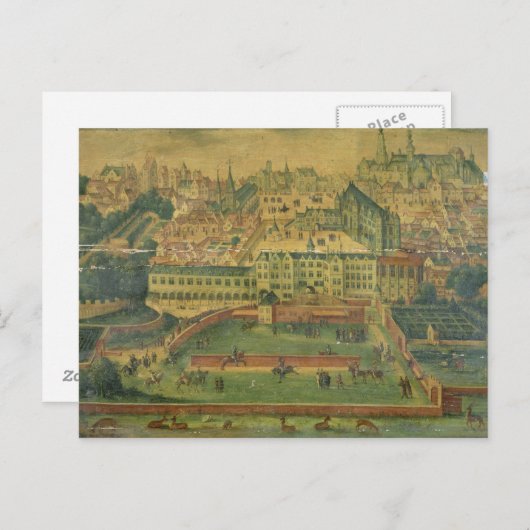 Carte Postale Vue sur le Palais Royal, Bruxelles (Devant / Derrière)