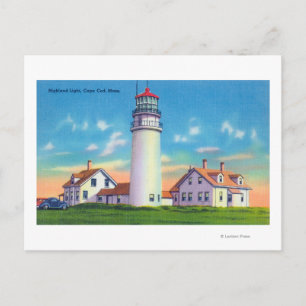 Carte Postale Vue sur le phare de Highland