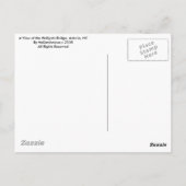 Carte Postale Vue sur le pont Hellgate, Astoria NY (Dos)