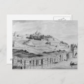 Carte Postale Vue sur le port de la ville de Lyon (Devant / Derrière)