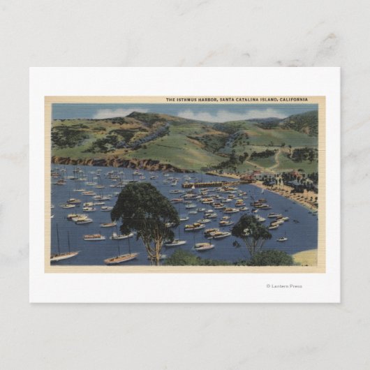 Carte Postale Vue sur le port Isthme (Devant)