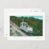 Carte Postale Vue sur le téléphérique du mont Lowe Incline (Devant / Derrière)