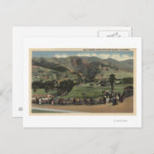 Carte Postale Vue sur le terrain de golf (Devant / Derrière)