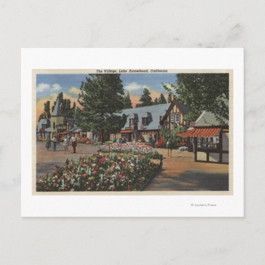 Carte Postale Vue sur le village (Devant)