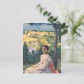 Carte Postale Vue sur le village | Fré dé ric Bazille (Debout devant)