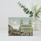 Carte Postale Vue sur l'église Saint-Sulpice (Debout devant)