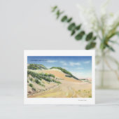 Carte Postale Vue sur les dunes de sable de Cape Cod (Debout devant)