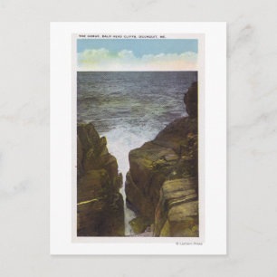 Carte Postale Vue sur les falaises de Bald Head, la gorge