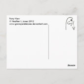 Carte Postale Vue sur les fées (Dos)